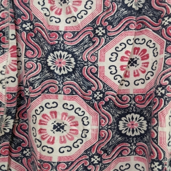 Caribbean Joe & Co Women's Pink Midi Skirt w/Pockets Size Large - Picture 2 of 6